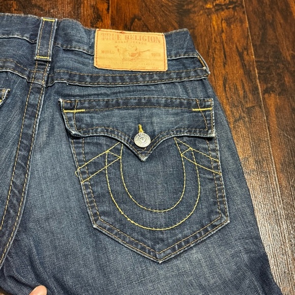 True Religion Brand Classic Blue Denim Boot Cut Jeans 31 - Picture 11 of 15